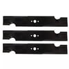 3Pk 310-045 Blades For 32" & 48" Exmark 103-2507, 103-2527, 103-6518, 103-6581, 103-6581-S, 103-6583, 103-6583-S, 103-6738-S, 1-323515, 1-403026, 1-403059, 1-403075, 1-403086, 1-403148, 1-520843, 323515, 403059, 403148, 520843S